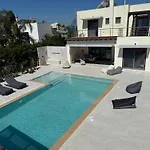 Chrysa Rhodes With Heated Pool 빌라