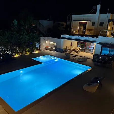 Chrysa Rhodes With Heated Pool Villa